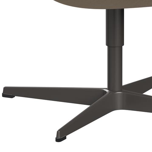 [product_category]-Fritz Hansen Swan Lounge Chair, Warm Graphite/Steelcut White-Fritz Hansen-3320-STI110-WGBASE-FRI-7