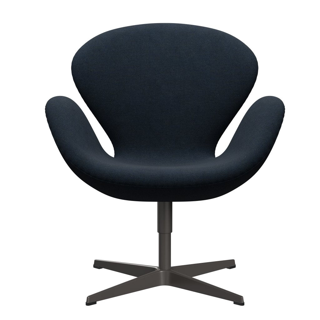 [product_category]-Fritz Hansen Swan Lounge Chair, Warm Graphite/Sunniva Dark Blue-Fritz Hansen-3320-SV192-WGBASE-FRI-1