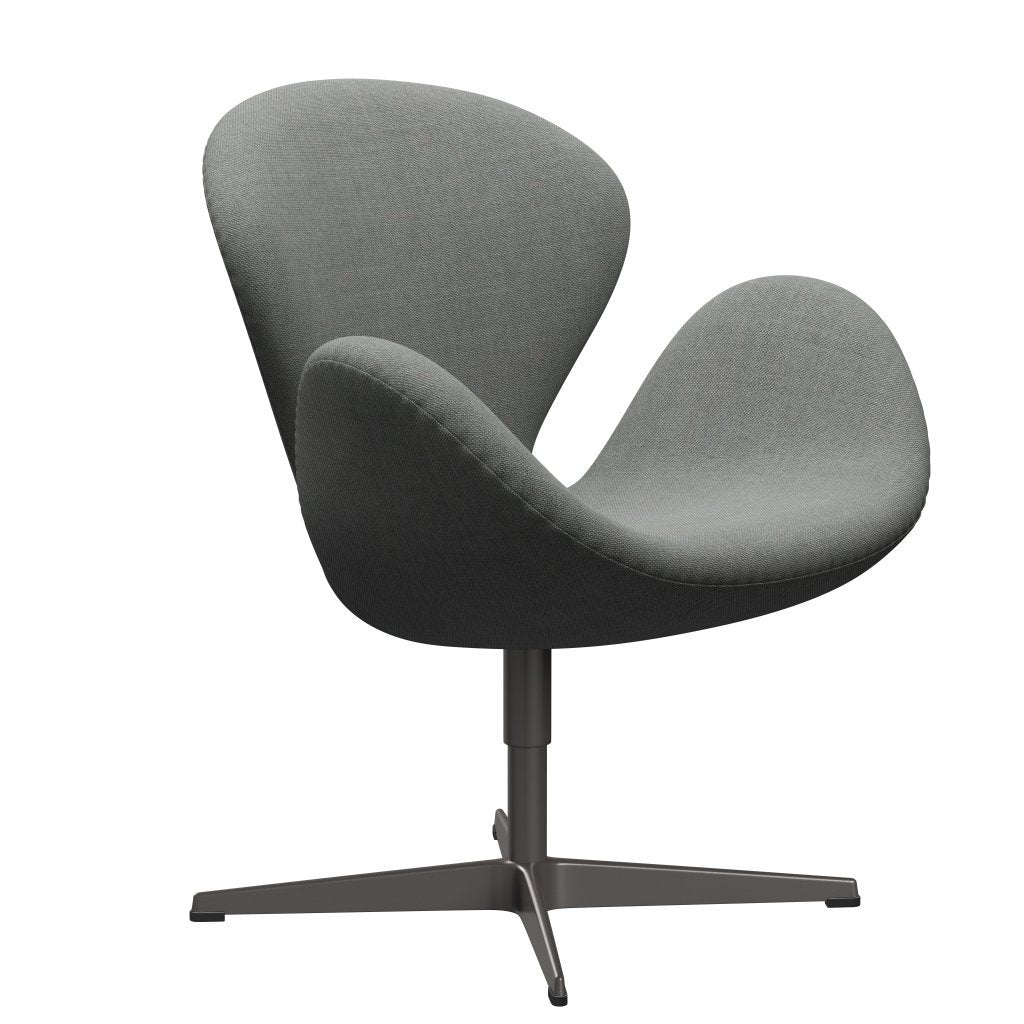 [product_category]-Fritz Hansen Swan Lounge Chair, Warm Graphite/Sunniva Grey-Fritz Hansen-3320-SV242-WGBASE-FRI-2