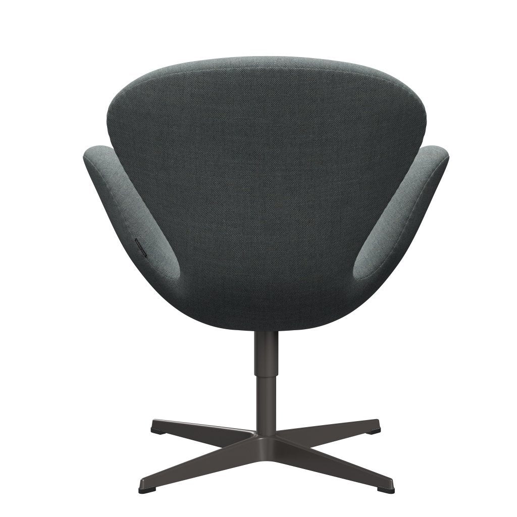 [product_category]-Fritz Hansen Swan Lounge Chair, Warm Graphite/Sunniva Grey/Pale Green-Fritz Hansen-3320-SV152-WGBASE-FRI-4