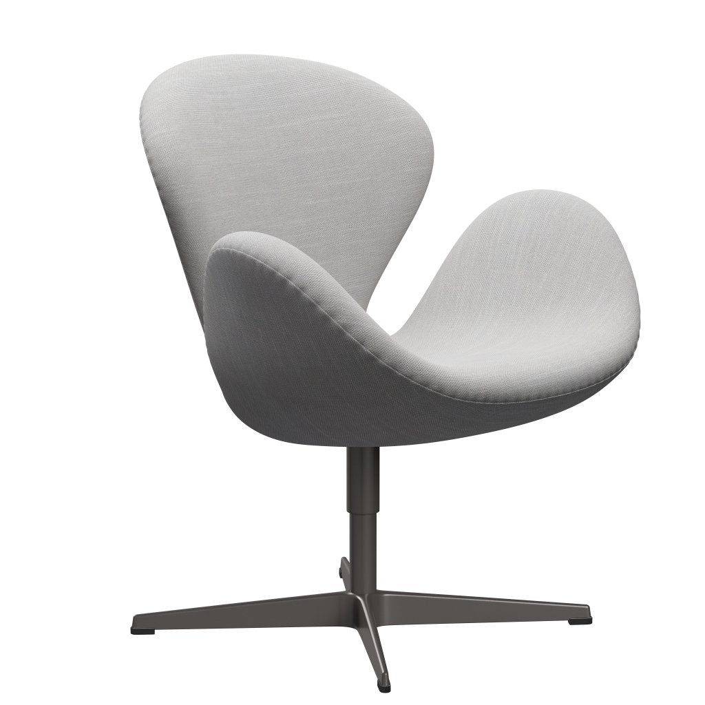 [product_category]-Fritz Hansen Swan Lounge Chair, Warm Graphite/Sunniva Natural/Light Grey-Fritz Hansen-3320-SV713-WGBASE-FRI-2