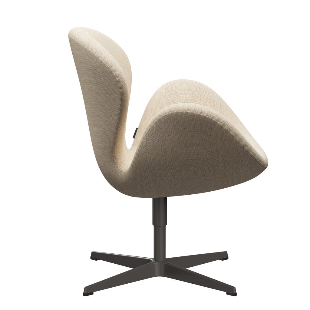 [product_category]-Fritz Hansen Swan Lounge Chair, Warm Graphite/Sunniva Sand-Fritz Hansen-3320-SV811-WGBASE-FRI-3