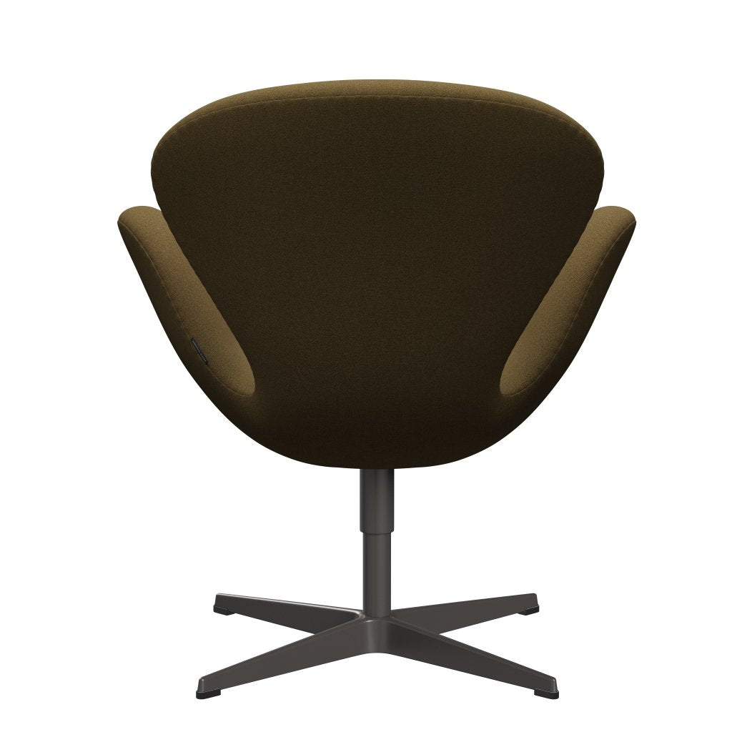 [product_category]-Fritz Hansen Swan Lounge Chair, Warm Graphite/Tonus Khaki Green-Fritz Hansen-3320-TON974-WGBASE-FRI-4
