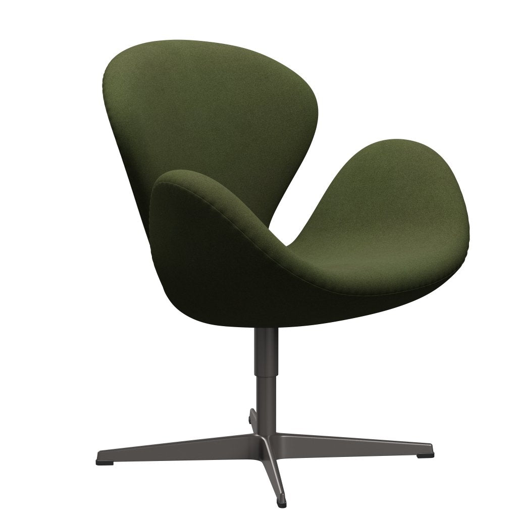 [product_category]-Fritz Hansen Swan Lounge Chair, Warm Graphite/Tonus Military Green-Fritz Hansen-3320-TON131-WGBASE-FRI-2