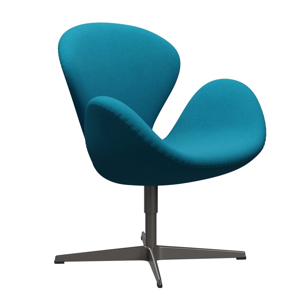 [product_category]-Fritz Hansen Swan Lounge Chair, Warm Graphite/Tonus Turquoise-Fritz Hansen-3320-TON854-WGBASE-FRI-2