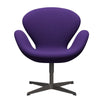 Fritz Hansen Swan™ Lounge Chair, Warm Graphite/Tonus Violet