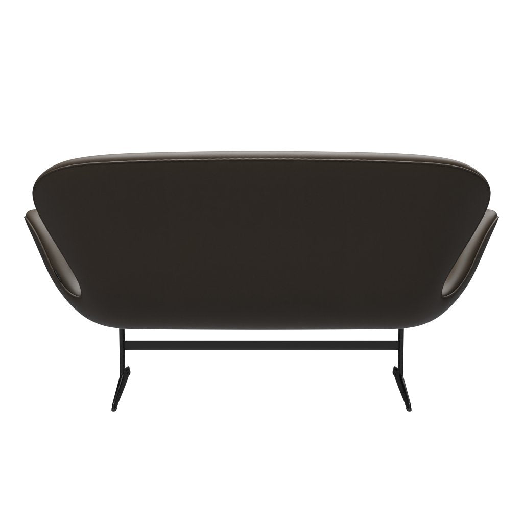 [product_category]-Fritz Hansen Swan Sofa 2 Seater, Black Lacquered/Essential Stone-Fritz Hansen-3321-STSTON-BLLA-FRI-4