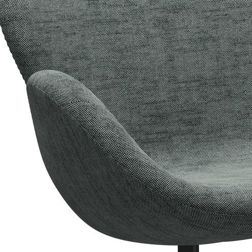 [product_category]-Fritz Hansen Swan Sofa 2 Seater, Black Lacquered/Sunniva Black/White-Fritz Hansen-3321-SV163-BLLA-FRI-7