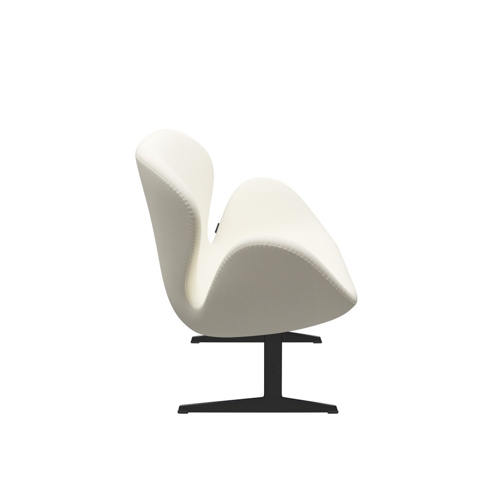 [product_category]-Fritz Hansen Swan Sofa 2 Seater, Black Lacquered/Sunniva Crème-Fritz Hansen-3321-SV113-BLLA-FRI-3