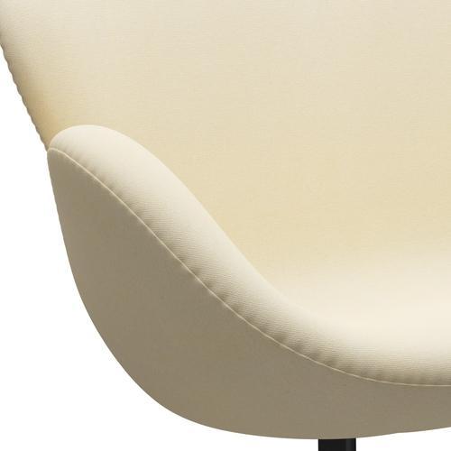 [product_category]-Fritz Hansen Swan Sofa 2 Seater, Black Lacquered/Tonus Wool White-Fritz Hansen-3321-TON100-BLLA-FRI-7