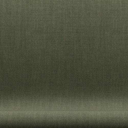 [product_category]-Fritz Hansen Swan Sofa 2 Seater, Brown Bronze/Canvas Moss Green-Fritz Hansen-3321-CA0926-BBBASE-FRI-6