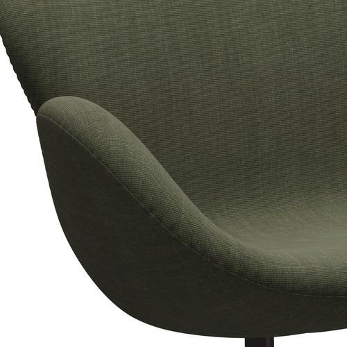 [product_category]-Fritz Hansen Swan Sofa 2 Seater, Brown Bronze/Canvas Moss Green-Fritz Hansen-3321-CA0926-BBBASE-FRI-7