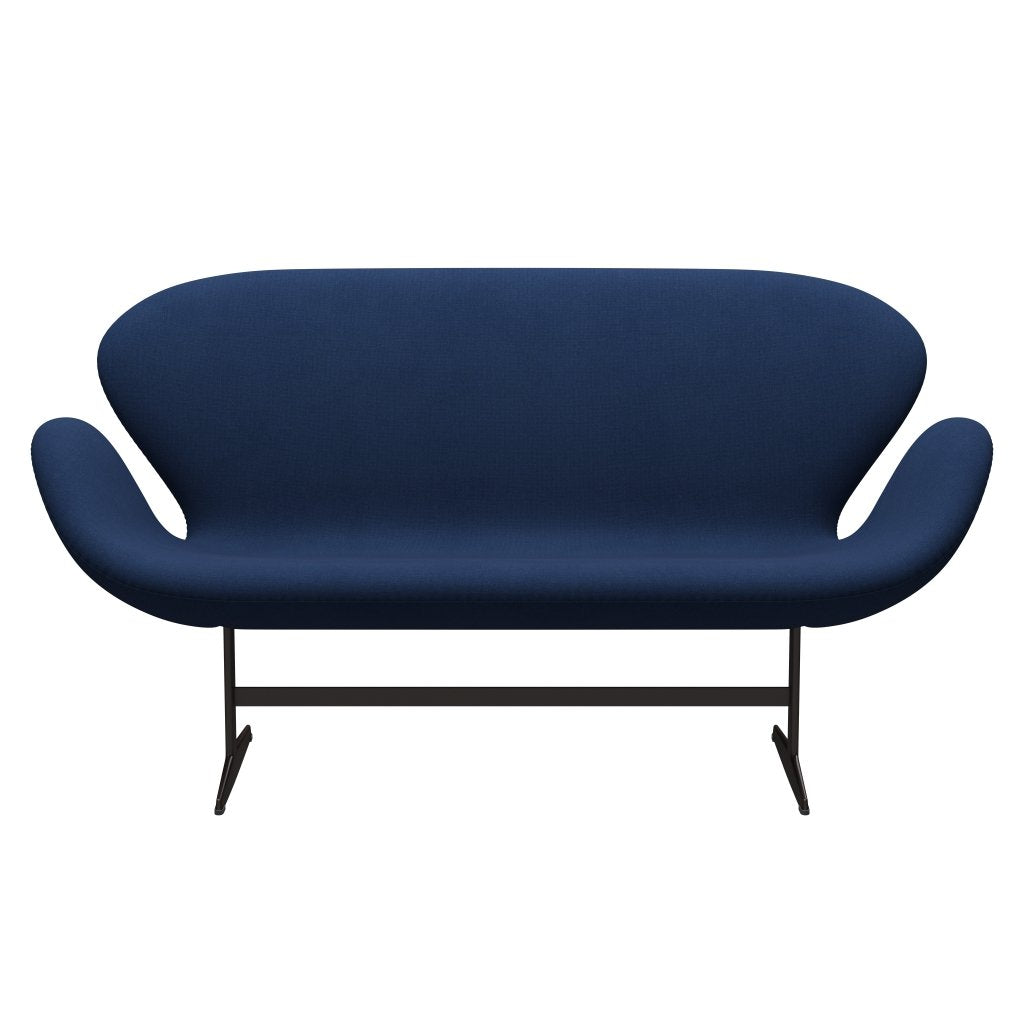[product_category]-Fritz Hansen Swan Sofa 2 Seater, Brown Bronze/Christianshavn Blue Uni-Fritz Hansen-3321-CH1153-BBBASE-FRI-1