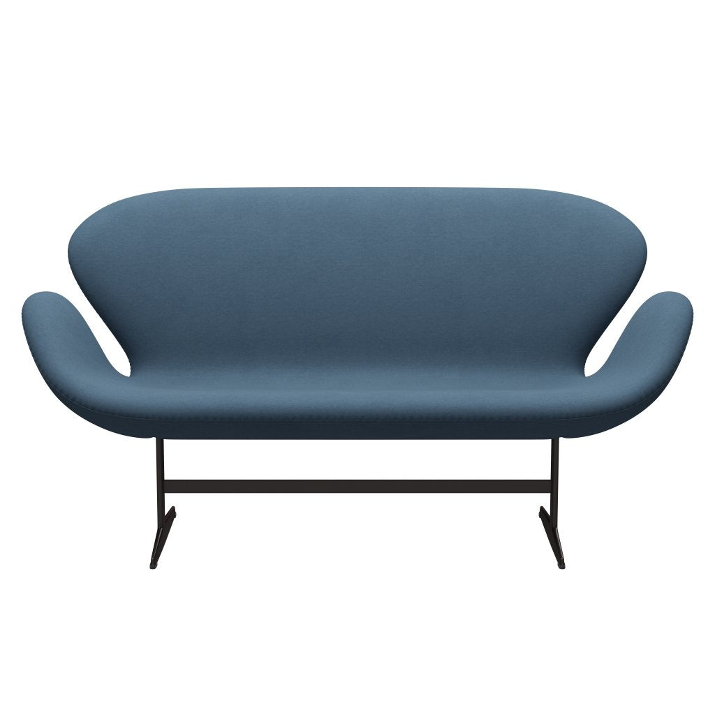 [product_category]-Fritz Hansen Swan Sofa 2 Seater, Brown Bronze/Comfort Grey (01160)-Fritz Hansen-3321-C01160-BBBASE-FRI-1