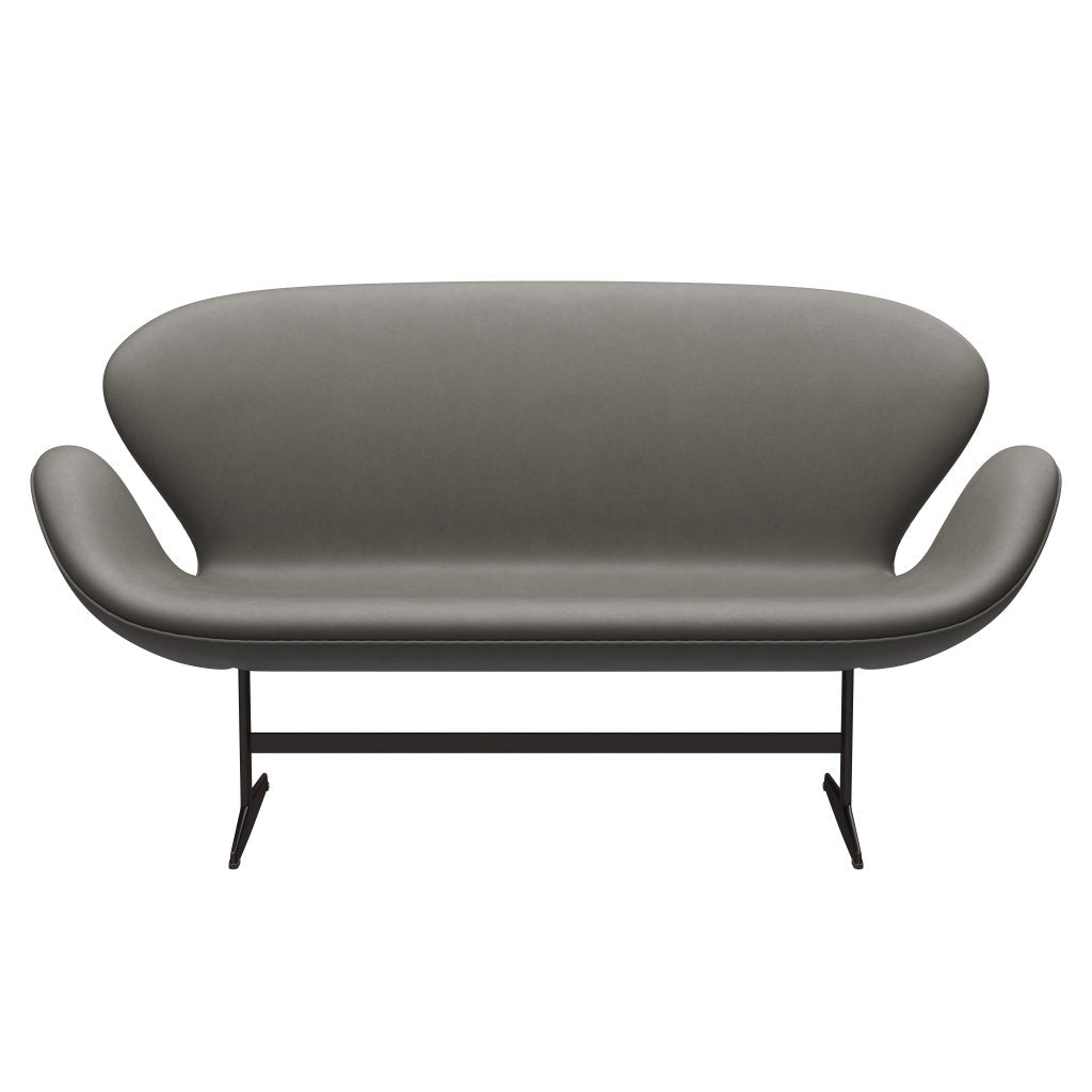 [product_category]-Fritz Hansen Swan Sofa 2 Seater, Brown Bronze/Essential Lava-Fritz Hansen-3321-STLAVA-BBBASE-FRI-1