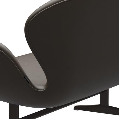 [product_category]-Fritz Hansen Swan Sofa 2 Seater, Brown Bronze/Essential Stone-Fritz Hansen-3321-STSTON-BBBASE-FRI-5