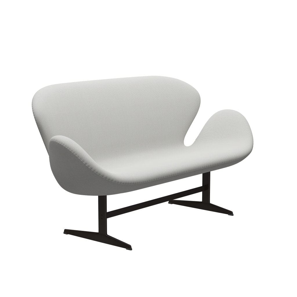 [product_category]-Fritz Hansen Swan Sofa 2 Seater, Brown Bronze/Steelcut Trio Delicate Mint Green-Fritz Hansen-3321-STR906-BBBASE-FRI-2