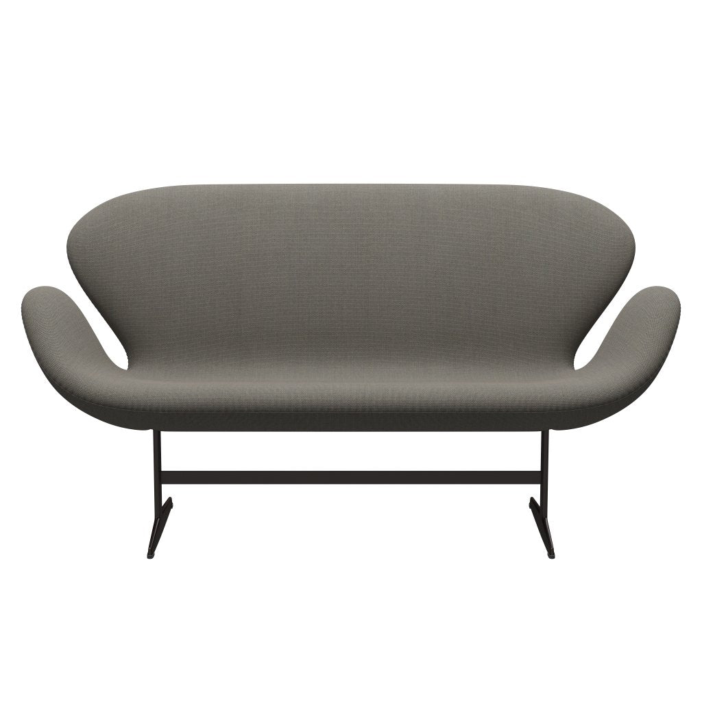 [product_category]-Fritz Hansen Swan Sofa 2 Seater, Brown Bronze/Steelcut Trio Light Brown-Fritz Hansen-3321-STR253-BBBASE-FRI-1