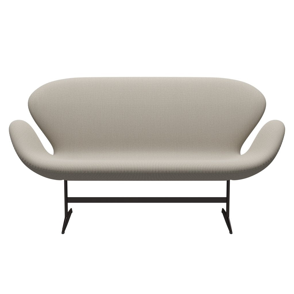 [product_category]-Fritz Hansen Swan Sofa 2 Seater, Brown Bronze/Steelcut Trio Sand-Fritz Hansen-3321-STR213-BBBASE-FRI-1