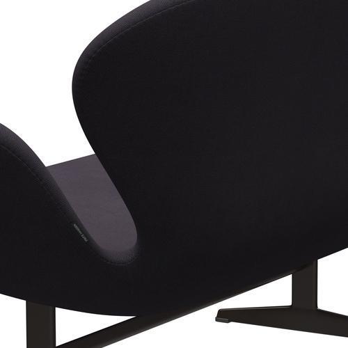 [product_category]-Fritz Hansen Swan Sofa 2 Seater, Brown Bronze/Steelcut Trio Warm Dark Blue-Fritz Hansen-3321-STR776-BBBASE-FRI-5