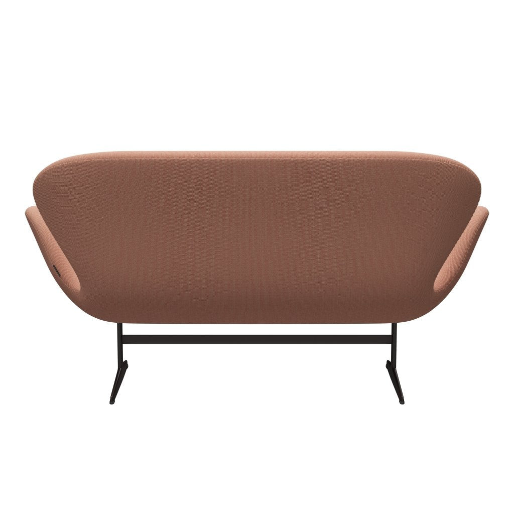 [product_category]-Fritz Hansen Swan Sofa 2 Seater, Brown Bronze/Steelcut Trio White & Red-Fritz Hansen-3321-STR515-BBBASE-FRI-4