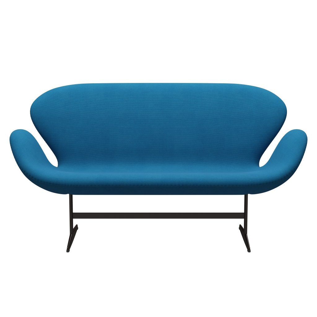 [product_category]-Fritz Hansen Swan Sofa 2 Seater, Brown Bronze/Steelcut Turquoise/Ocean-Fritz Hansen-3321-STI835-BBBASE-FRI-1