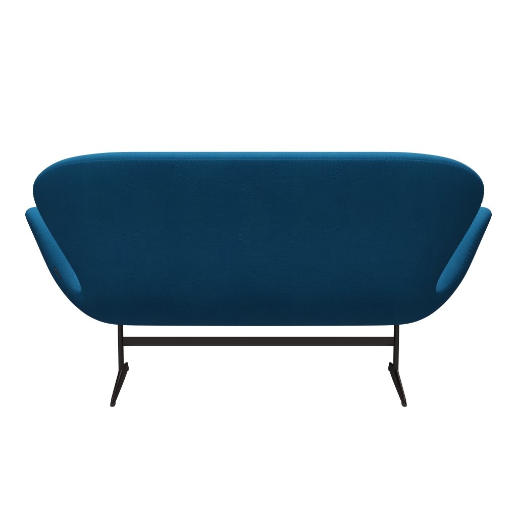 [product_category]-Fritz Hansen Swan Sofa 2 Seater, Brown Bronze/Steelcut Turquoise/Ocean-Fritz Hansen-3321-STI835-BBBASE-FRI-4