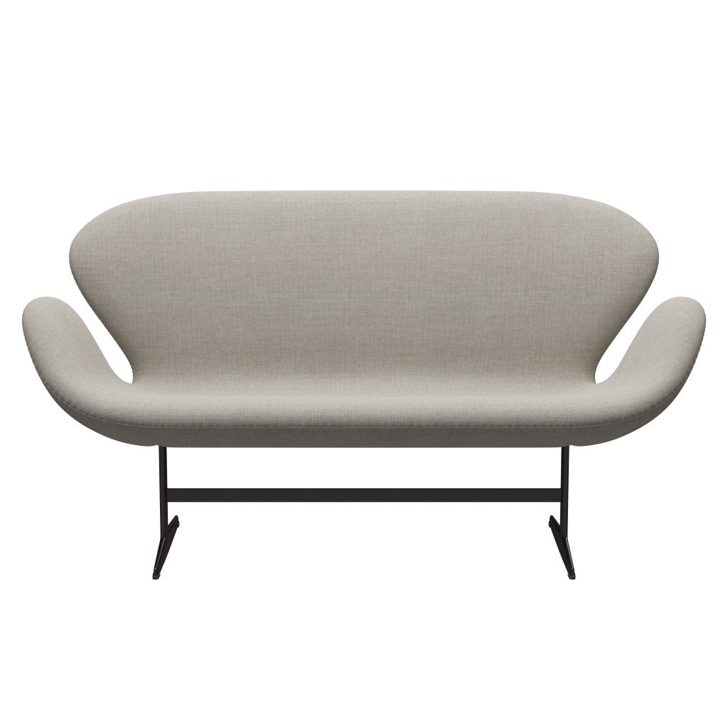 [product_category]-Fritz Hansen Swan Sofa 2 Seater, Brown Bronze/Sunniva Beige-Fritz Hansen-3321-SV717-BBBASE-FRI-1