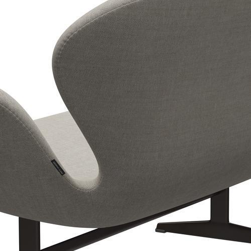 [product_category]-Fritz Hansen Swan Sofa 2 Seater, Brown Bronze/Sunniva Beige-Fritz Hansen-3321-SV717-BBBASE-FRI-5