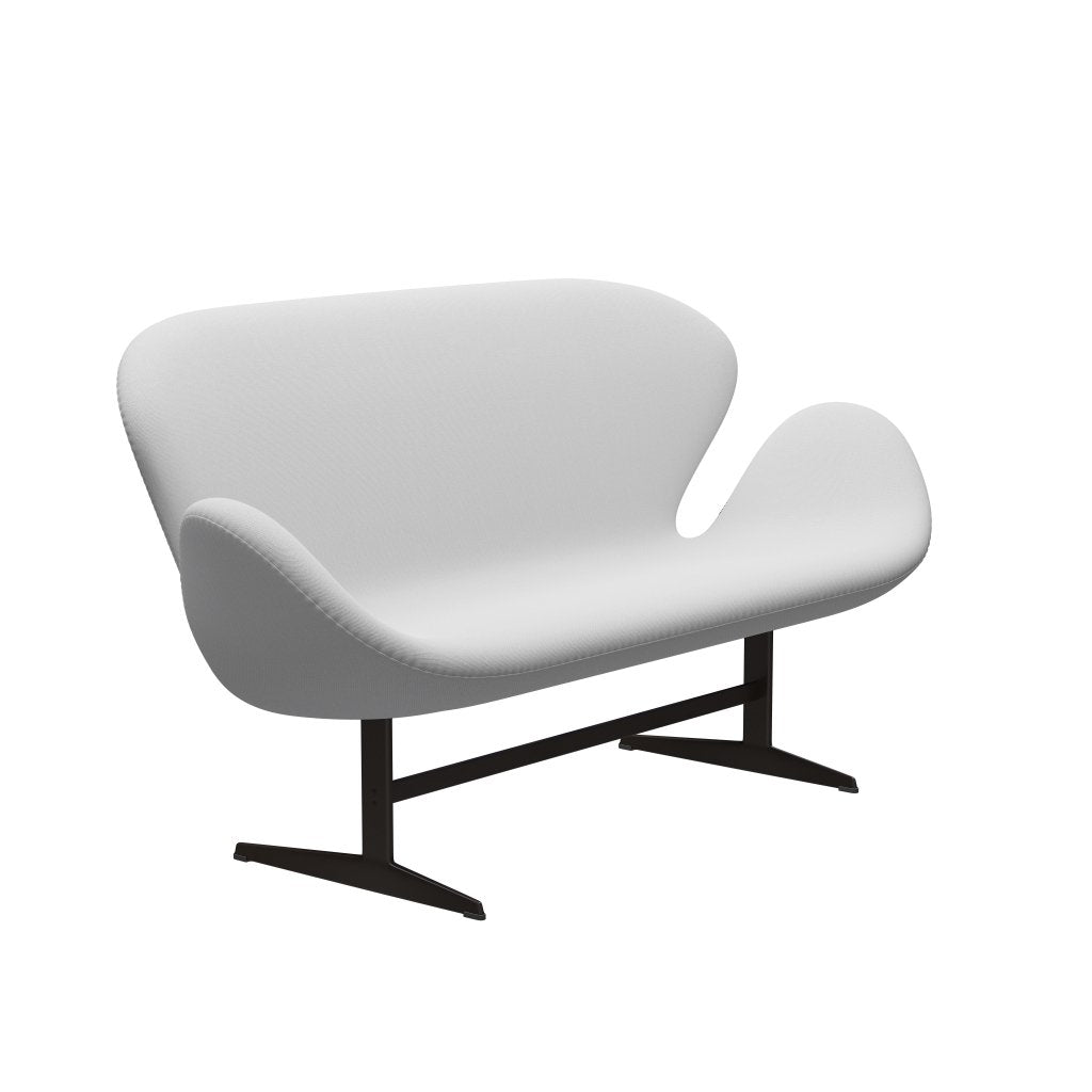 [product_category]-Fritz Hansen Swan Sofa 2 Seater, Brown Bronze/Sunniva Canvas Nature-Fritz Hansen-3321-SV223-BBBASE-FRI-2
