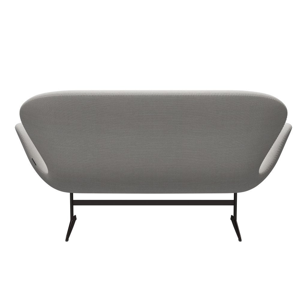 [product_category]-Fritz Hansen Swan Sofa 2 Seater, Brown Bronze/Sunniva Canvas Nature-Fritz Hansen-3321-SV223-BBBASE-FRI-4