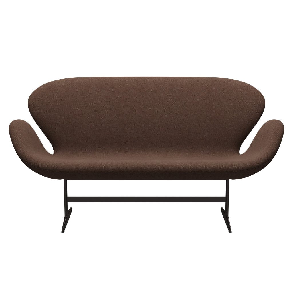 [product_category]-Fritz Hansen Swan Sofa 2 Seater, Brown Bronze/Sunniva Chocolate/Chestnut-Fritz Hansen-3321-SV363-BBBASE-FRI-1