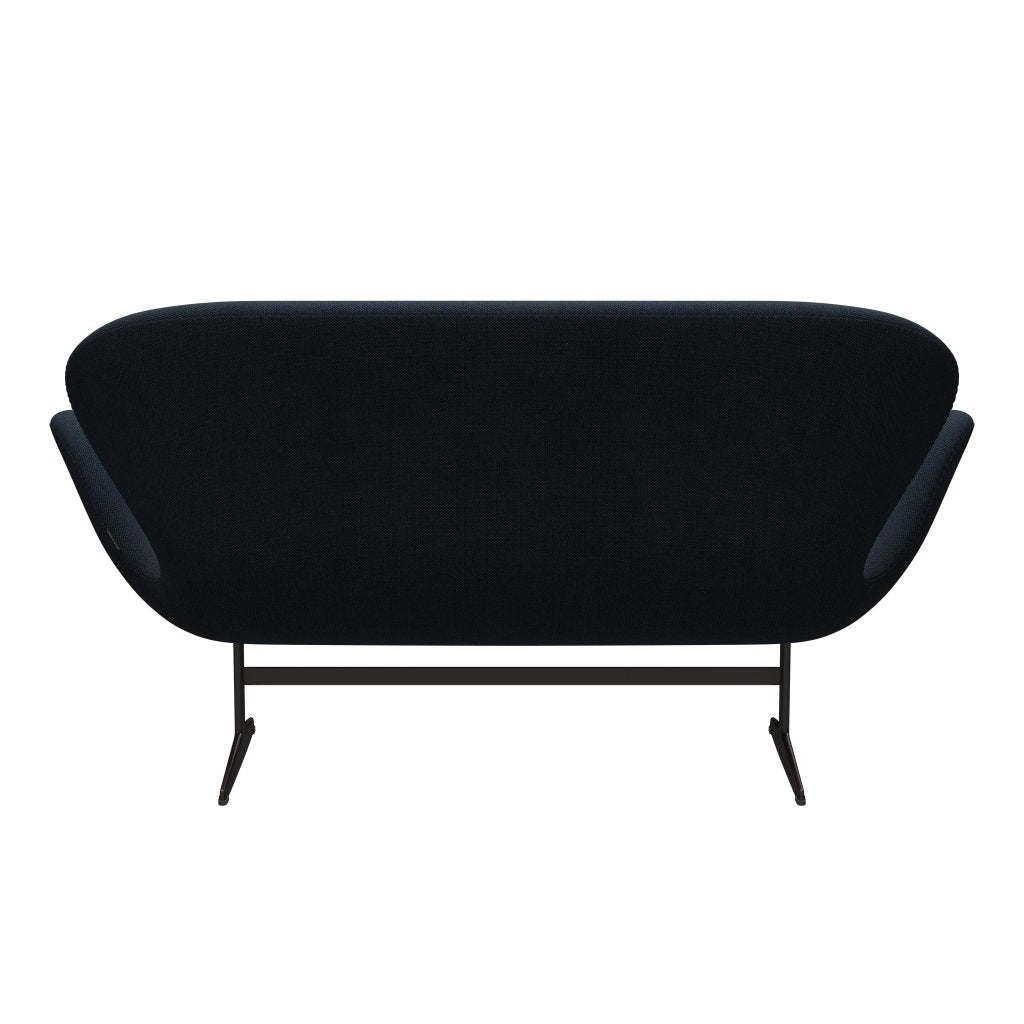 [product_category]-Fritz Hansen Swan Sofa 2 Seater, Brown Bronze/Sunniva Dark Blue-Fritz Hansen-3321-SV192-BBBASE-FRI-4