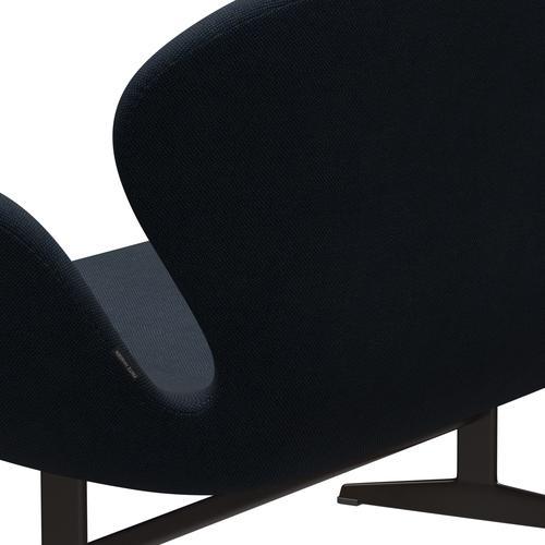 [product_category]-Fritz Hansen Swan Sofa 2 Seater, Brown Bronze/Sunniva Dark Blue-Fritz Hansen-3321-SV192-BBBASE-FRI-5