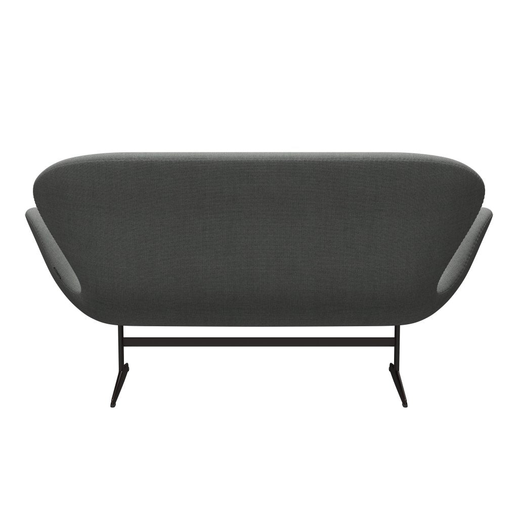 [product_category]-Fritz Hansen Swan Sofa 2 Seater, Brown Bronze/Sunniva Grey-Fritz Hansen-3321-SV242-BBBASE-FRI-4