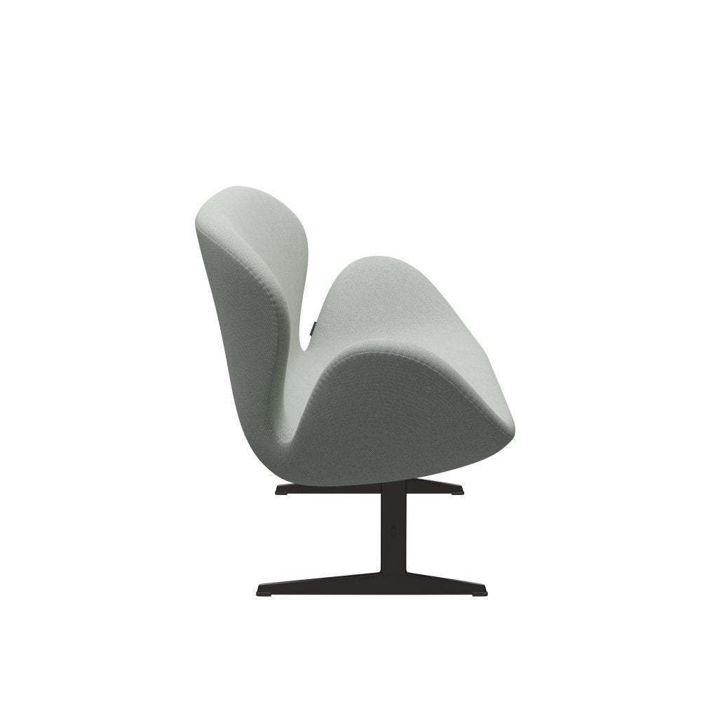 [product_category]-Fritz Hansen Swan Sofa 2 Seater, Brown Bronze/Sunniva Mint Green-Fritz Hansen-3321-SV132-BBBASE-FRI-3