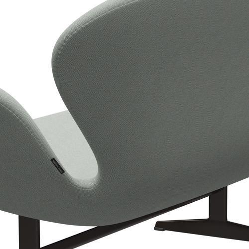 [product_category]-Fritz Hansen Swan Sofa 2 Seater, Brown Bronze/Sunniva Mint Green-Fritz Hansen-3321-SV132-BBBASE-FRI-5