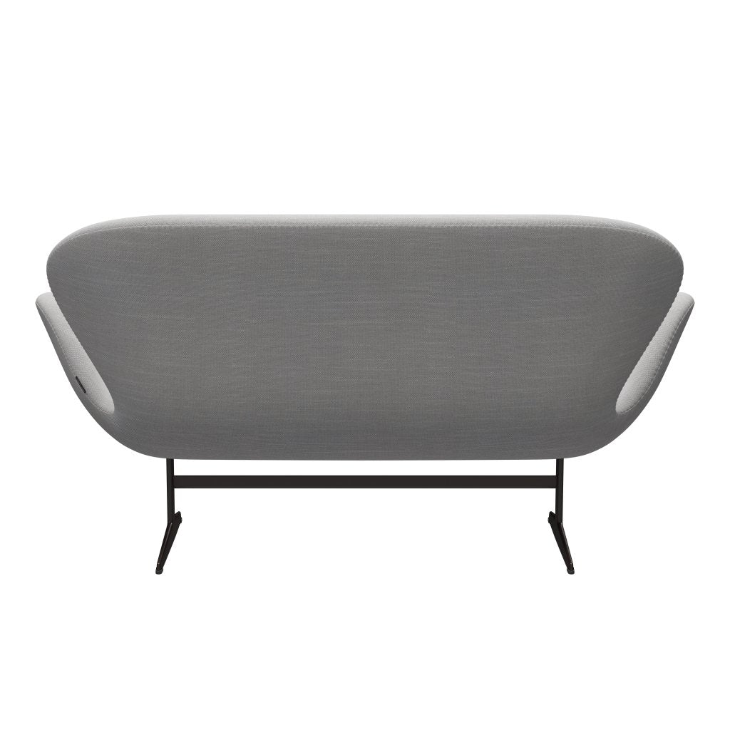 [product_category]-Fritz Hansen Swan Sofa 2 Seater, Brown Bronze/Sunniva Natural/Light Grey-Fritz Hansen-3321-SV713-BBBASE-FRI-4