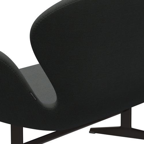 [product_category]-Fritz Hansen Swan Sofa 2 Seater, Brown Bronze/Sunniva Navy/Olive-Fritz Hansen-3321-SV773-BBBASE-FRI-5