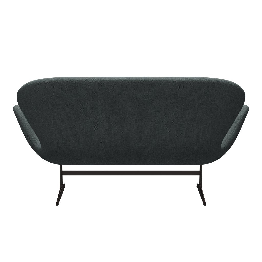 [product_category]-Fritz Hansen Swan Sofa 2 Seater, Brown Bronze/Sunniva Steel Grey-Fritz Hansen-3321-SV1079-BBBASE-FRI-4