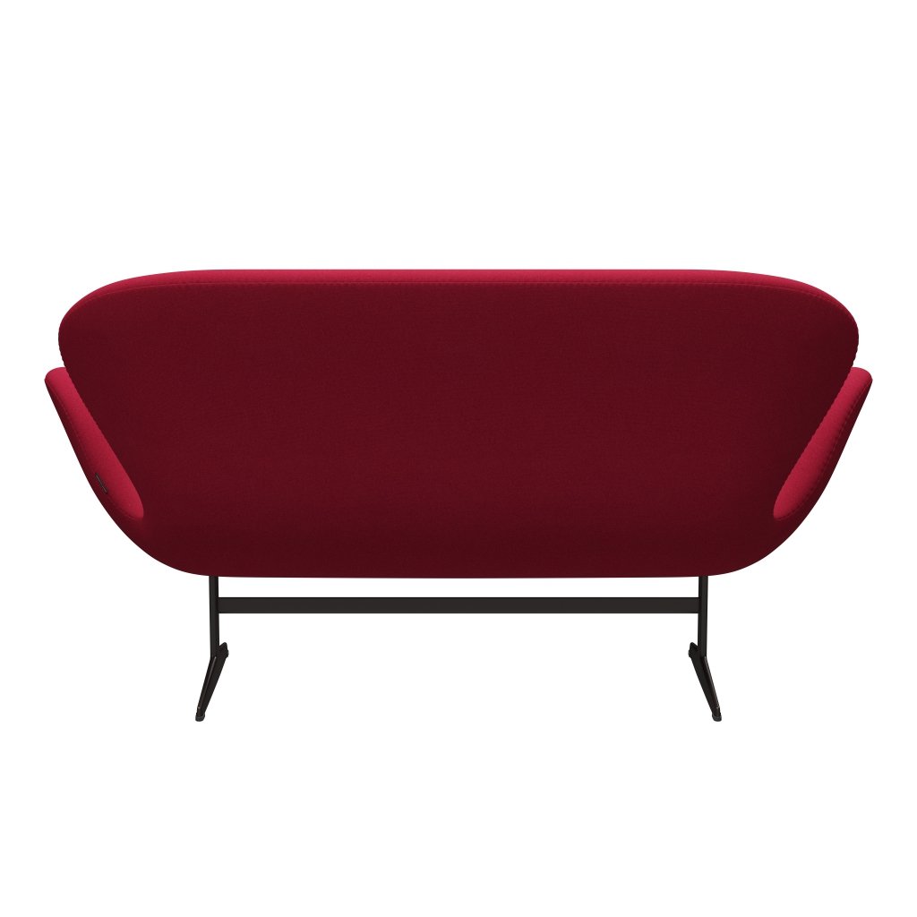 [product_category]-Fritz Hansen Swan Sofa 2 Seater, Brown Bronze/Tonus Cherry-Fritz Hansen-3321-TON654-BBBASE-FRI-4