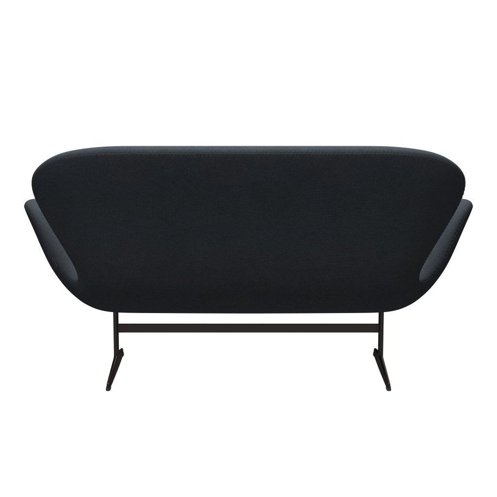 [product_category]-Fritz Hansen Swan Sofa 2 Seater, Brown Bronze/Tonus Dark Grey-Fritz Hansen-3321-TON615-BBBASE-FRI-4