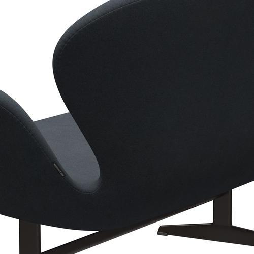 [product_category]-Fritz Hansen Swan Sofa 2 Seater, Brown Bronze/Tonus Dark Grey-Fritz Hansen-3321-TON615-BBBASE-FRI-5