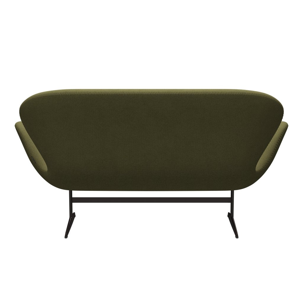 [product_category]-Fritz Hansen Swan Sofa 2 Seater, Brown Bronze/Tonus Dusty Green-Fritz Hansen-3321-TON964-BBBASE-FRI-4