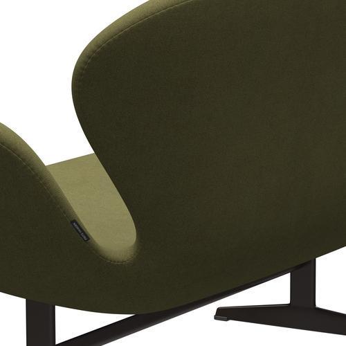 [product_category]-Fritz Hansen Swan Sofa 2 Seater, Brown Bronze/Tonus Dusty Green-Fritz Hansen-3321-TON964-BBBASE-FRI-5