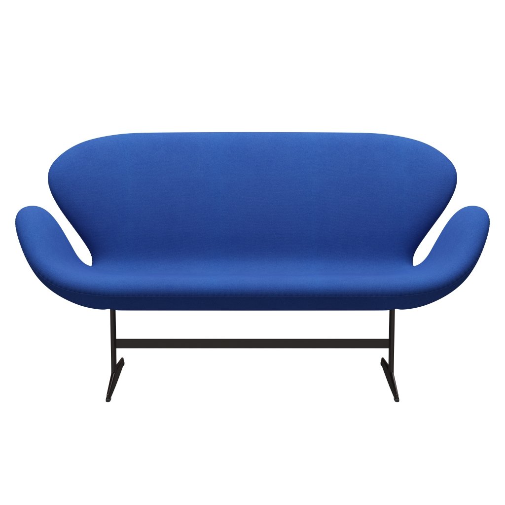 [product_category]-Fritz Hansen Swan Sofa 2 Seater, Brown Bronze/Tonus Lavender Blue-Fritz Hansen-3321-TON754-BBBASE-FRI-1