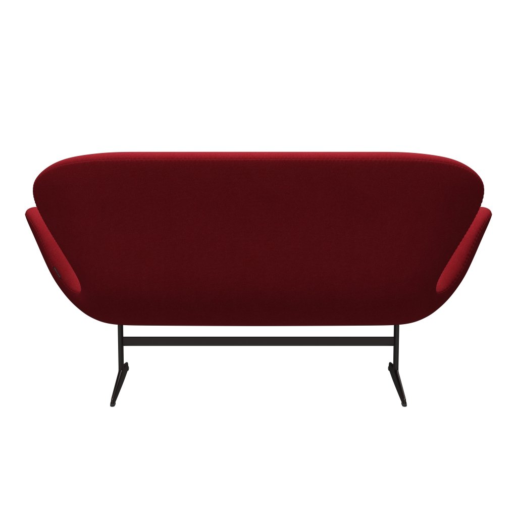 [product_category]-Fritz Hansen Swan Sofa 2 Seater, Brown Bronze/Tonus Light Bordeaux-Fritz Hansen-3321-TON609-BBBASE-FRI-4