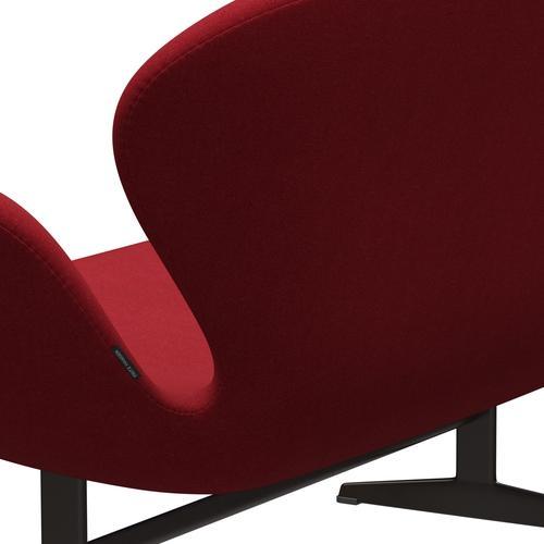 [product_category]-Fritz Hansen Swan Sofa 2 Seater, Brown Bronze/Tonus Light Bordeaux-Fritz Hansen-3321-TON609-BBBASE-FRI-5