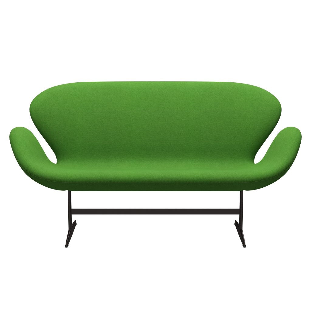 [product_category]-Fritz Hansen Swan Sofa 2 Seater, Brown Bronze/Tonus Light Green-Fritz Hansen-3321-TON954-BBBASE-FRI-1