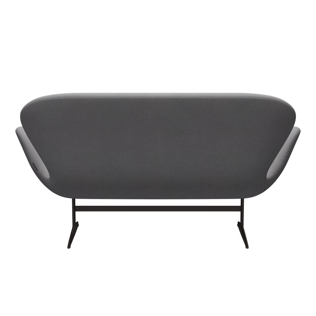 [product_category]-Fritz Hansen Swan Sofa 2 Seater, Brown Bronze/Tonus Light Grey-Fritz Hansen-3321-TON216-BBBASE-FRI-4